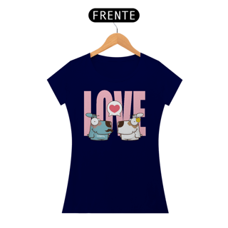Nome do produto Baby Look Cachorro Casal Love