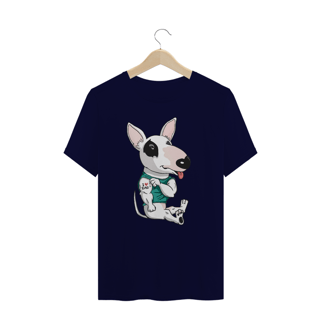 Nome do produto Camiseta Plus Size Bull Terrier I Love Dad