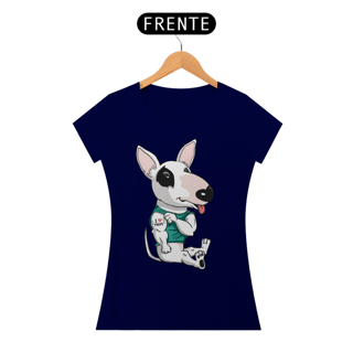 Nome do produto Baby Look Bull Terrier I Love Mom