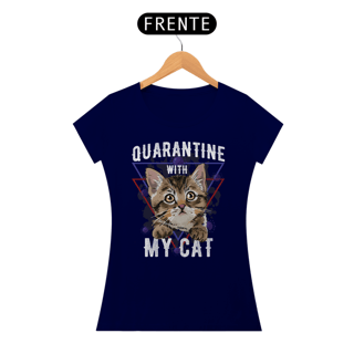 Nome do produto Baby Look Quarantine With My Cat