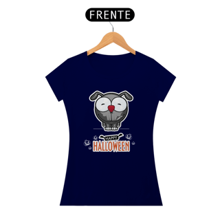 Nome do produto Baby Look Happy Halloween Cartoon Doggy