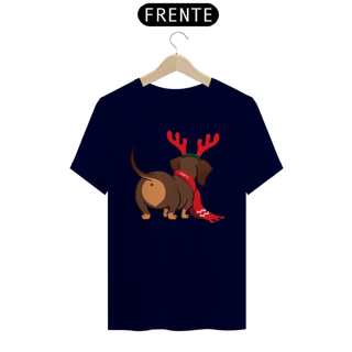 Nome do produto Camiseta Dachshund Natal