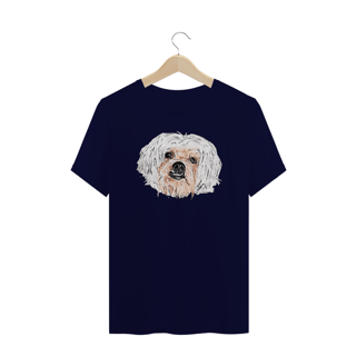 Nome do produto Camiseta Plus Size Lhasa Apso Pintura Digital