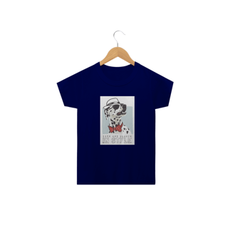 Nome do produto Camiseta Infantil Dálmata de Chapéu e Gravatinha Borboleta