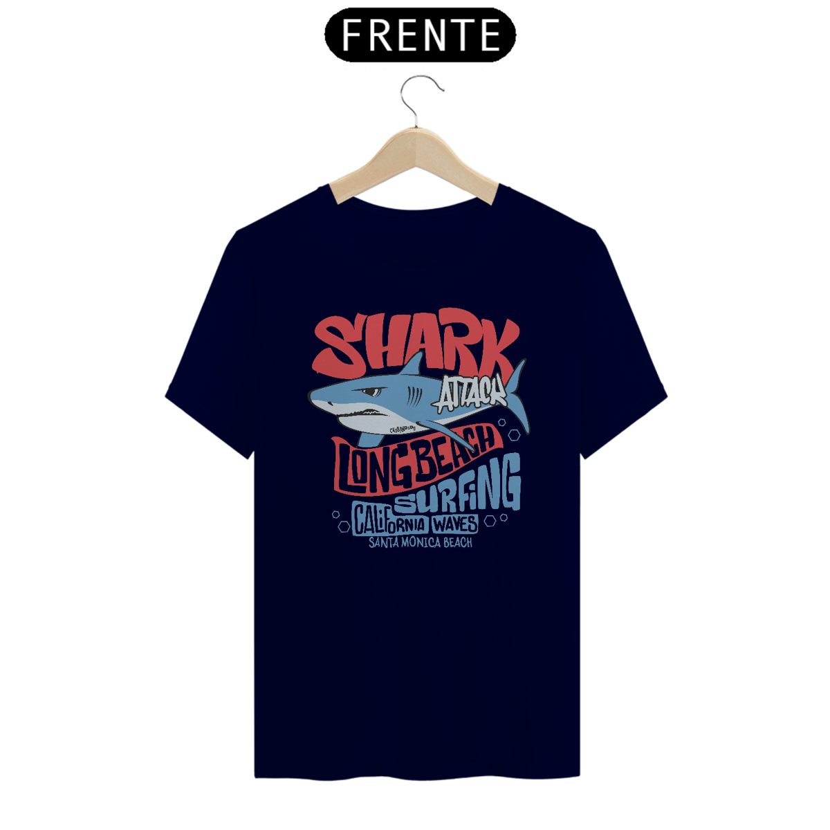 Nome do produto: Camiseta Tubarão - Modelo 2