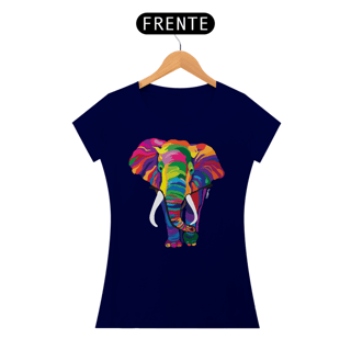 Nome do produto Baby Look Elefante - Modelo 1