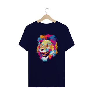 Nome do produto Camiseta Plus Size Leão - Modelo 2