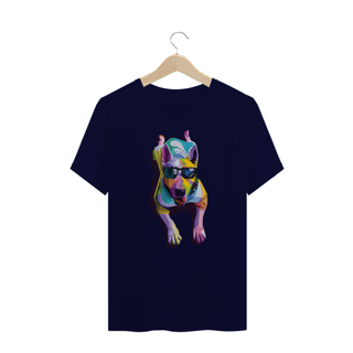 Nome do produto Camiseta Plus Size Cachorro Deitado Pop Art