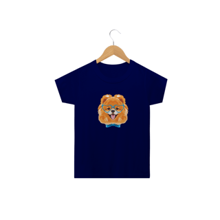 Nome do produto Camiseta Infantil Spitz Alemão - Lulu da Pomerânia Macho