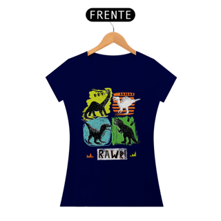 Nome do produto Baby Look Dinossauro - Modelo 3