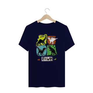 Nome do produto Camiseta Plus Size Dinossauro - Modelo 3