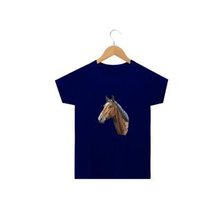 Nome do produto Camiseta Infantil Cavalo - Modelo 3