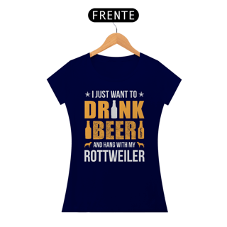 Nome do produto Baby Look Cerveja e Rottweiler