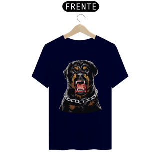 Nome do produto Camiseta Rottweiler com Cara de Bravo