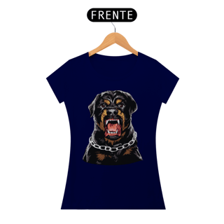 Nome do produto Baby Look Rottweiler com Cara de Bravo