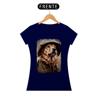 Nome do produto Baby Look Cachorro Militar