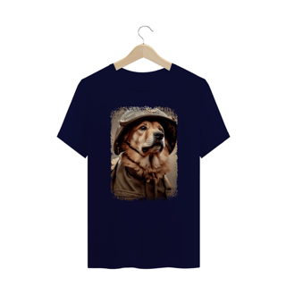 Nome do produto Camiseta Plus Size Cachorro Militar