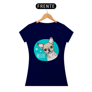 Nome do produto Baby Look Chihuahua Hello