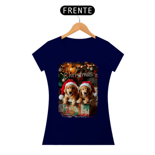 Nome do produto Baby Look Golden Presente de Natal