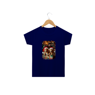 Nome do produto Camiseta Infantil Golden Presente de Natal