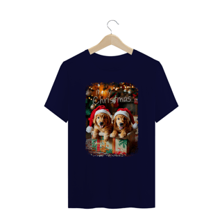 Nome do produto Camiseta Plus Size Golden Presente de Natal