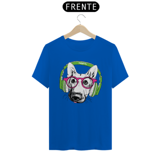 Nome do produto Camiseta Pastor Alemão de Óculos e Fone de Ouvido