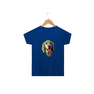 Nome do produto Camiseta Infantil Golden Retriever Ilustração Cores
