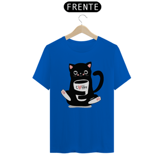 Nome do produto Camiseta Gato Preto Café
