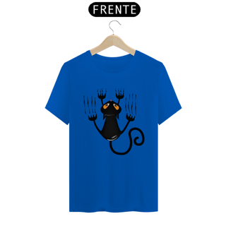 Nome do produto Camiseta Gato Preto Arranhando