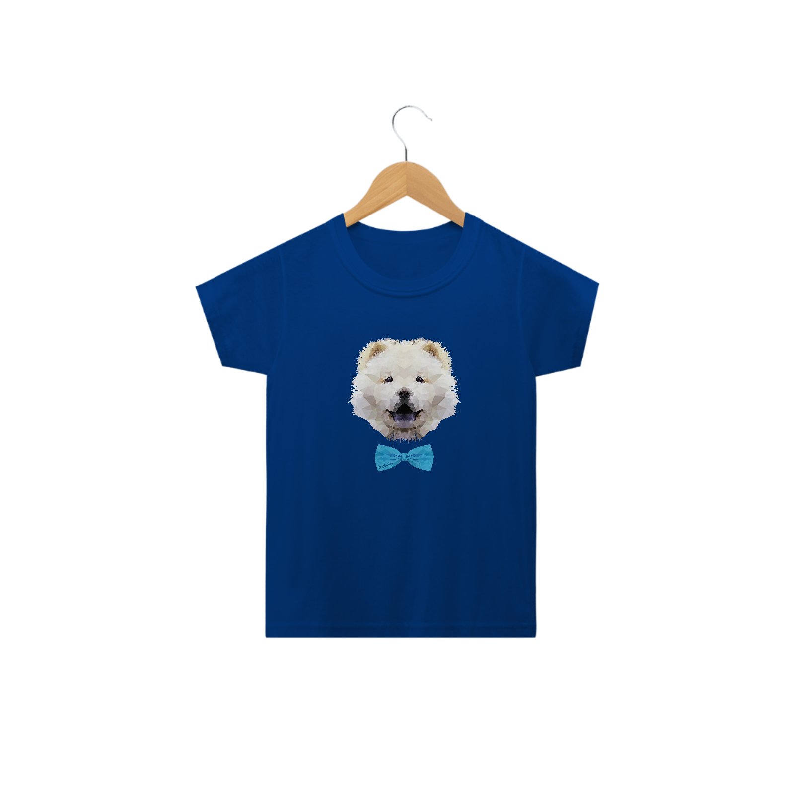 Camiseta Infantil Chow Chow Creme de Gravatinha