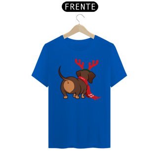 Nome do produto Camiseta Dachshund Natal