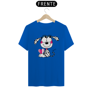 Nome do produto Camiseta Dálmata Filhote Segurando um Coração