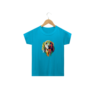 Nome do produto Camiseta Infantil Golden Retriever Ilustração Cores
