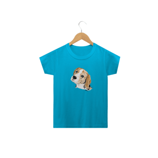Nome do produto Camiseta Infantil Beagle Pintura Digital