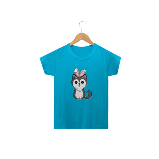 Nome do produto Camiseta Infantil Cachorro Páscoa