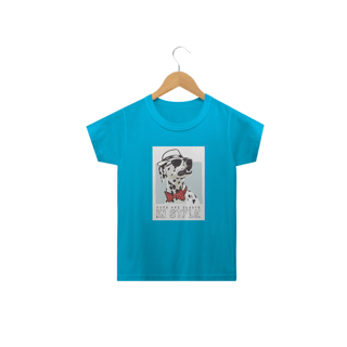 Nome do produto Camiseta Infantil Dálmata de Chapéu e Gravatinha Borboleta