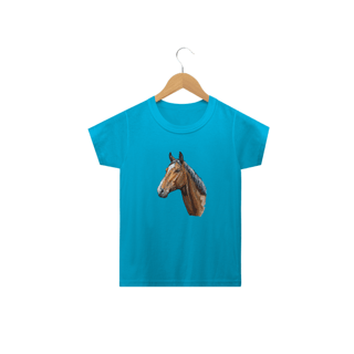 Nome do produto Camiseta Infantil Cavalo - Modelo 3