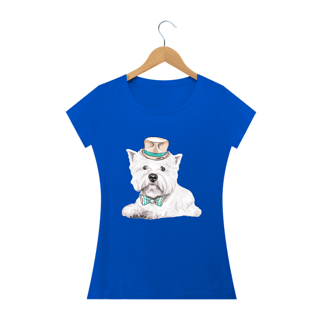 Nome do produto Baby Look West Terrier de Gravata e Chapéu