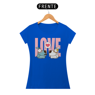 Nome do produto Baby Look Cachorro Casal Love