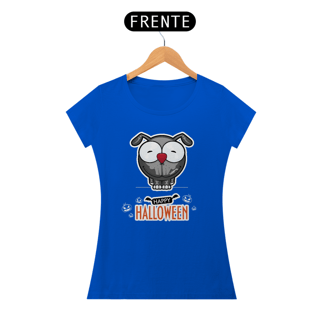Nome do produto Baby Look Happy Halloween Cartoon Doggy