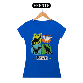 Nome do produto Baby Look Dinossauro - Modelo 3