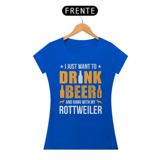 Nome do produto Baby Look Cerveja e Rottweiler