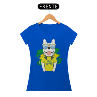 Nome do produto Baby Look Cachorro Vai Brasil
