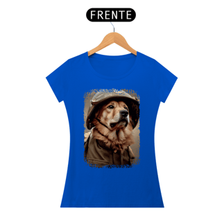 Nome do produto Baby Look Cachorro Militar