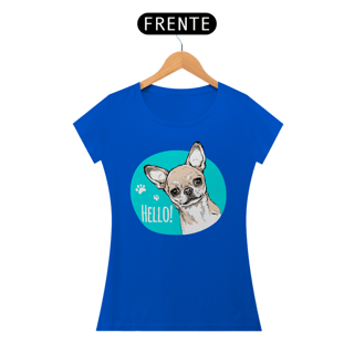 Nome do produto Baby Look Chihuahua Hello