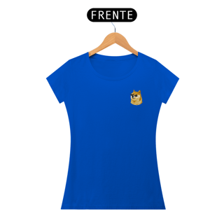 Nome do produto Baby Look Akita Meme Óculos