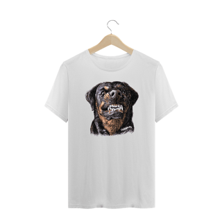 Nome do produto Camiseta Plus Size Rottweiler Bravo