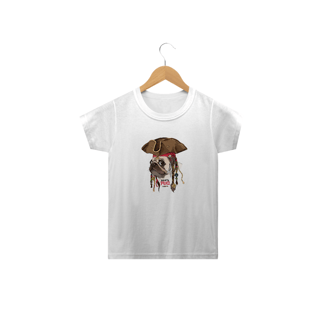 Nome do produto Camiseta Infantil Pug Pirata