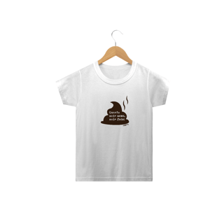 Nome do produto Camiseta Intantil Coco de Cachorro - Quanto Mais Mexe, Mais Fede