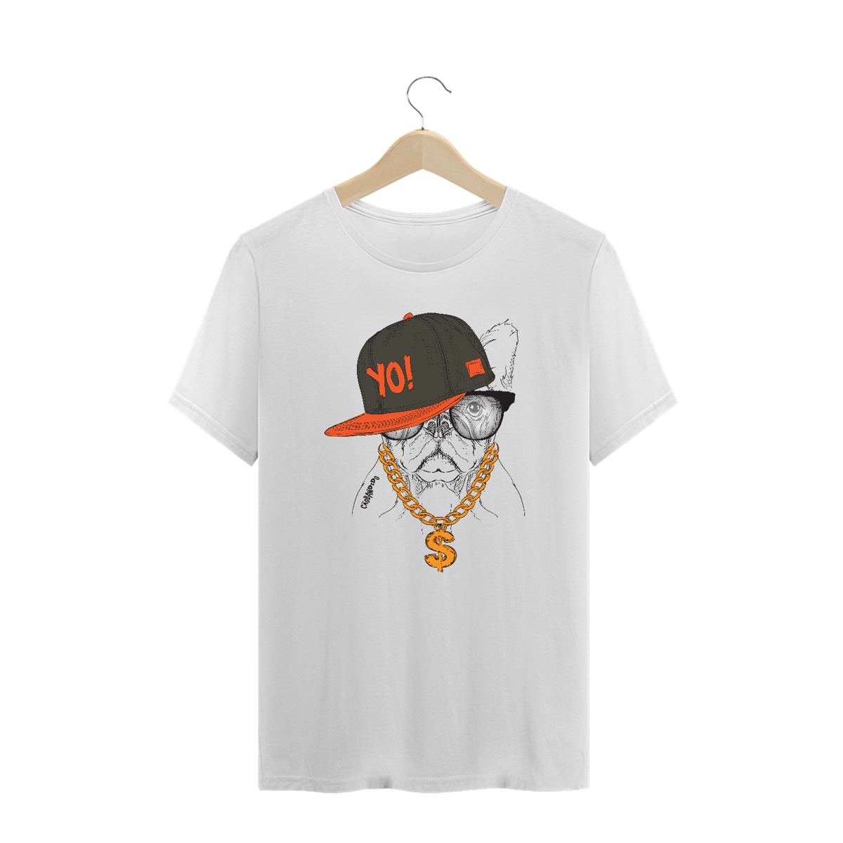 Nome do produto: Camiseta Plus Size Bulldog Francês Ostentação